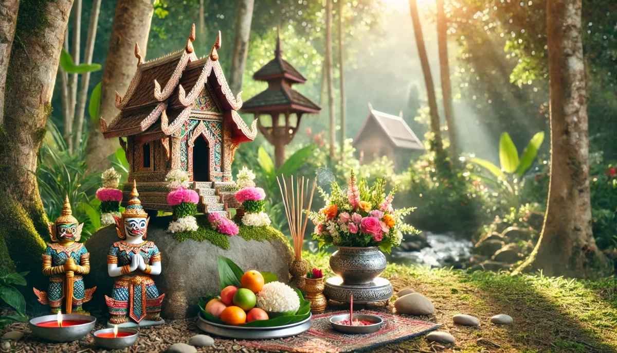 คำบูชาถวายอาหารพระภูมิ เจ้าที่ไหว้ศาลข้าว 3 คำลาเครื่องสังเวย?