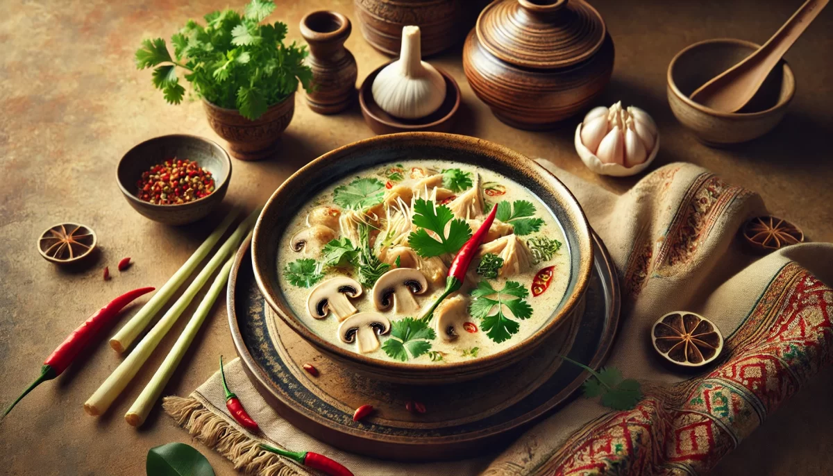 ต้มข่าไก่ สูตรโบราณวิธีทำกะทิกล่อง 11 ส่วนผสมใส่น้ำมะขาม?