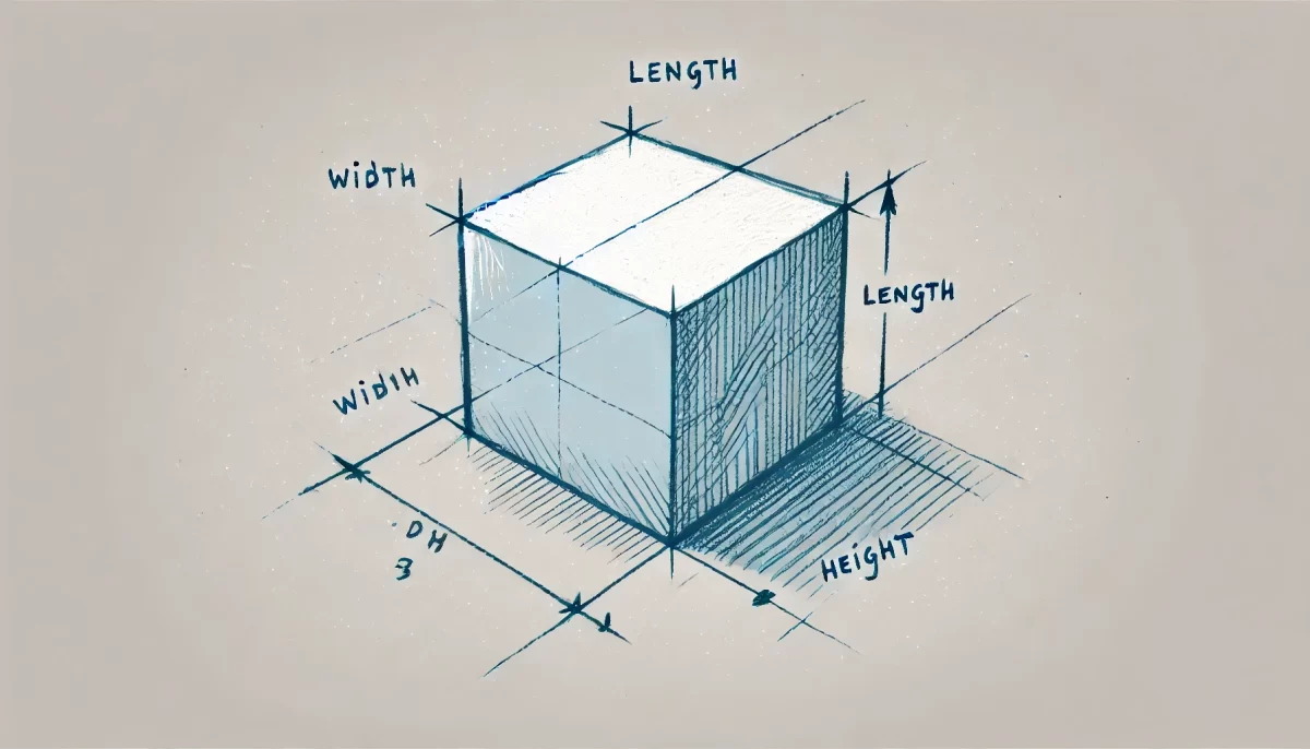 หาปริมาตรสี่เหลี่ยมผืนผ้า 2 วิธีคำนวณเข้าใจง่ายพร้อมตัวอย่าง?