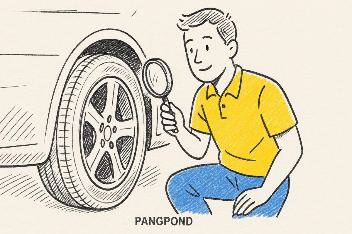 วิธีดูปียางรถยนต์ (2569) ยางรถยนต์ตรวจสอบทันความปลอดภัยเส้นท