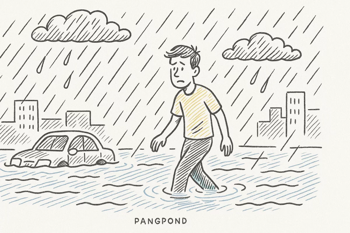 ฝันฝนตกน้ำท่วมถนน (2569) ความหมายของความฝนตกท่วมถนนอะไรหากฝน