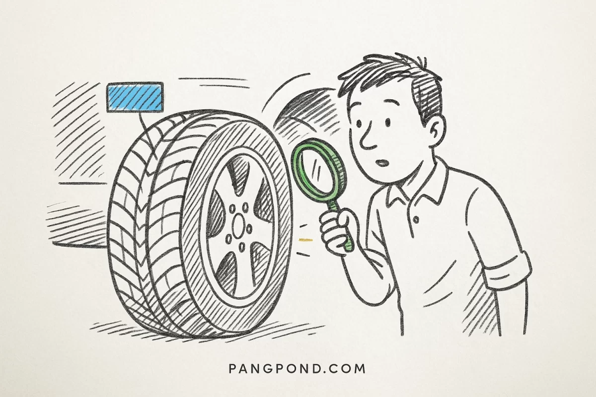 วิธีดูยางรถยนต์ (2569) ยางรถยนต์เคล็ดลับยางปลอดภัยเส้นทางอัป