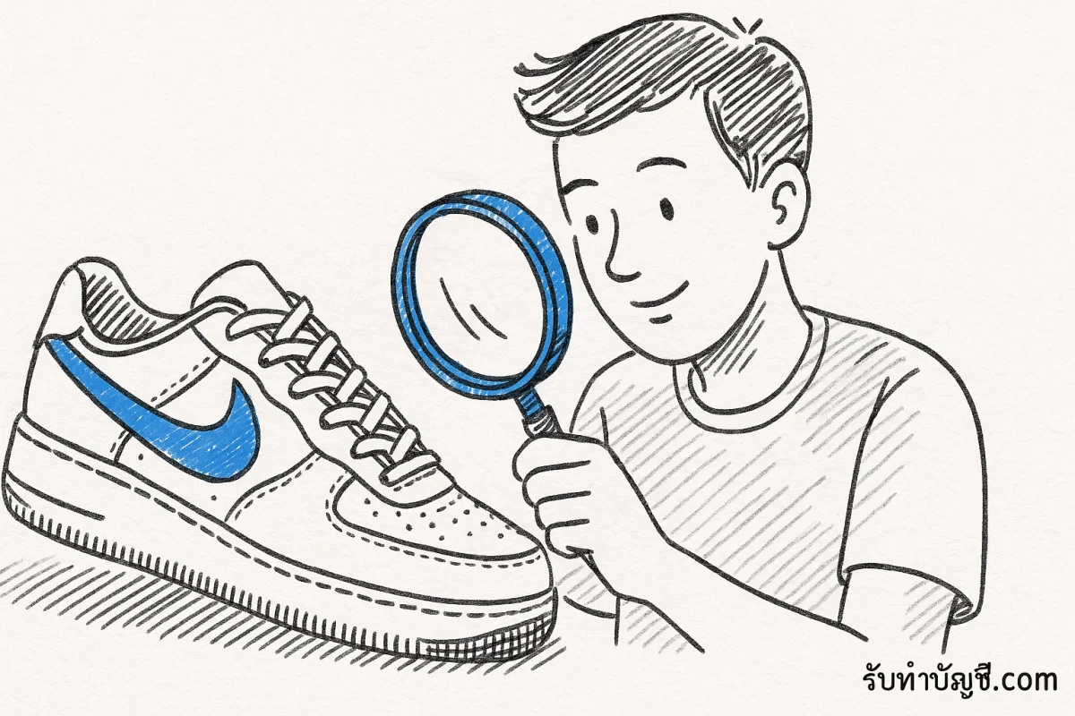 วิธีดูรองเท้า Nike ของแท้ (2569) รองเท้าของแท้เคล็ดลับเช็กป้