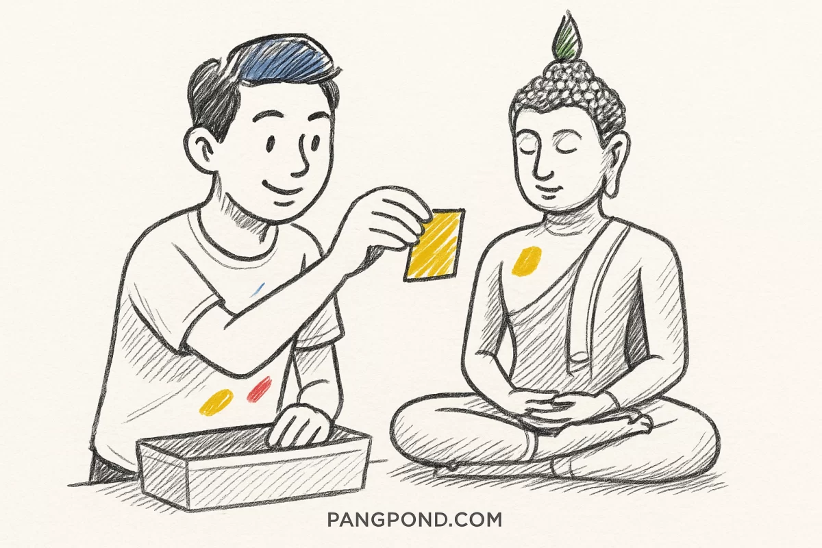คำอธิษฐานแผ่นทองหล่อพระ (2569) อษฐานแผ่นทองหล่อพระพลังแห่งศร