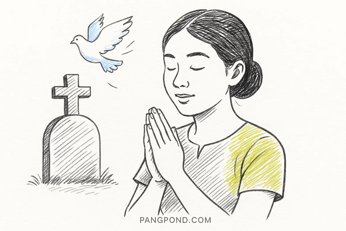 คำอธิษฐานพิธีไว้อาลัย (2569) อษฐานธีอาลัยสะท้อนความรักอาลัยส