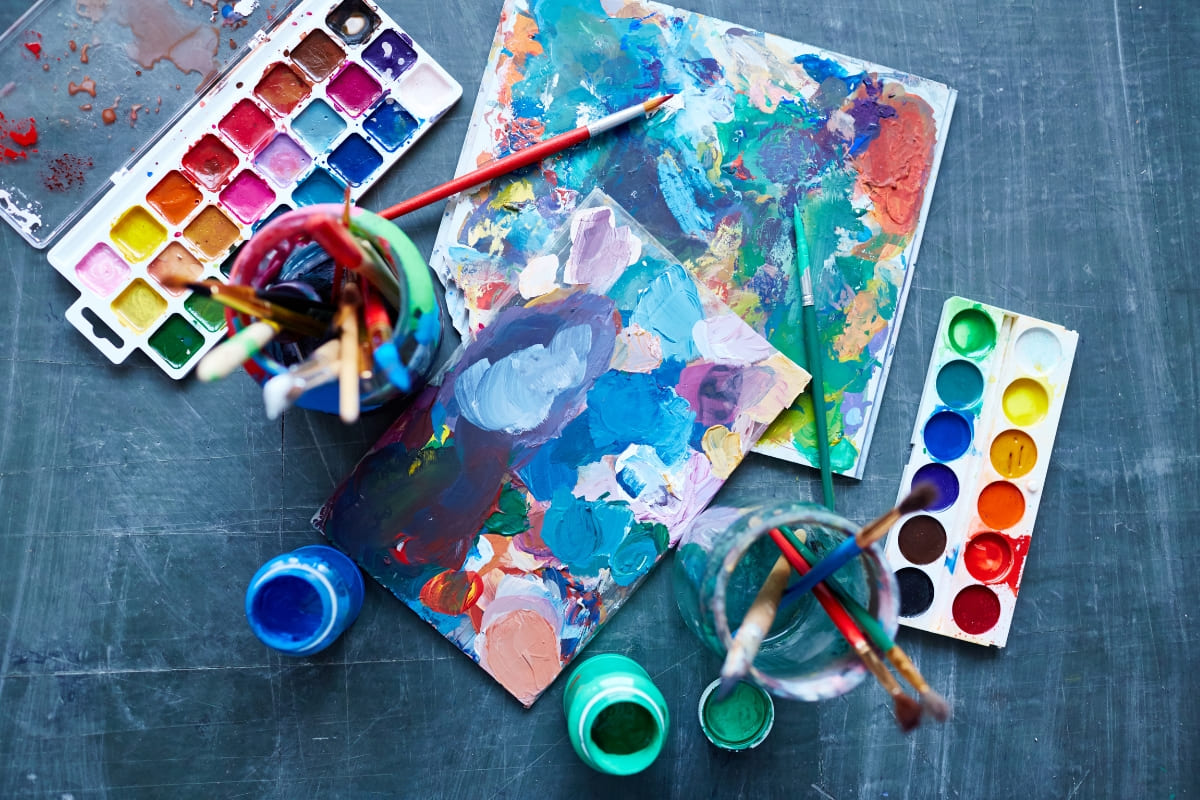 บำรุงสุขภาพจิตผ่านศิลปะ (2569) บำรุงสุขภาพจิตศิลปะความสนใจทา 5 Art Therapy 02
