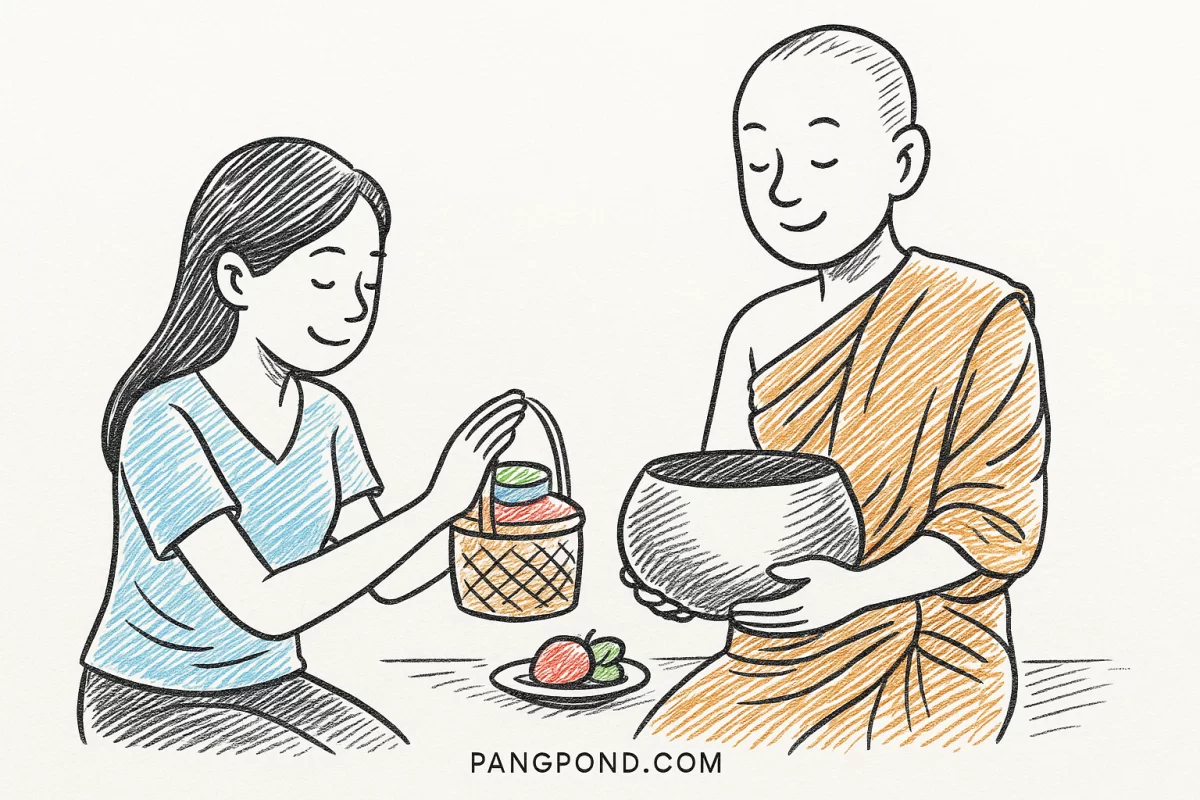 คําถวายสังฆทานแบบมีอาหาร (2569) ถวายสังฆทานแบบอาหารแนวทางพร้