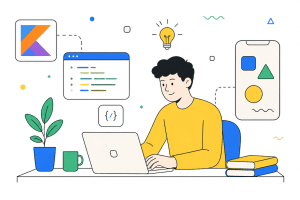 kotlin คือ (2569) ภาษาเขียนโปรแกรม จุดเด่น เริ่มเรียนทำแอปดี