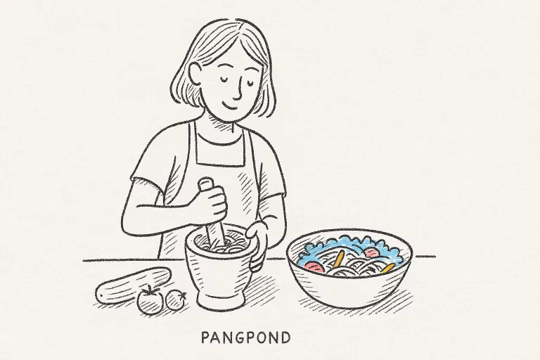 ส้มตำ วิธีทำ