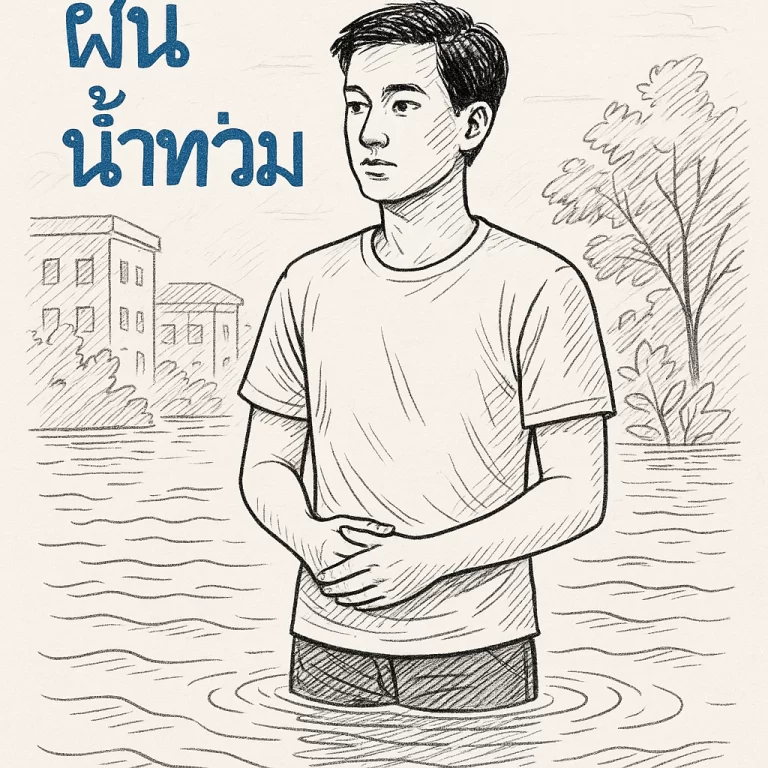 ฝัน น้ำท่วม