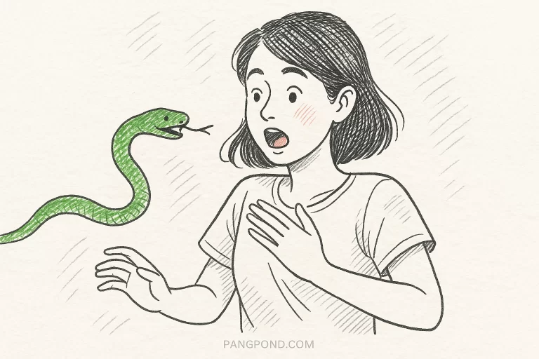 ฝันโดนงูกัด