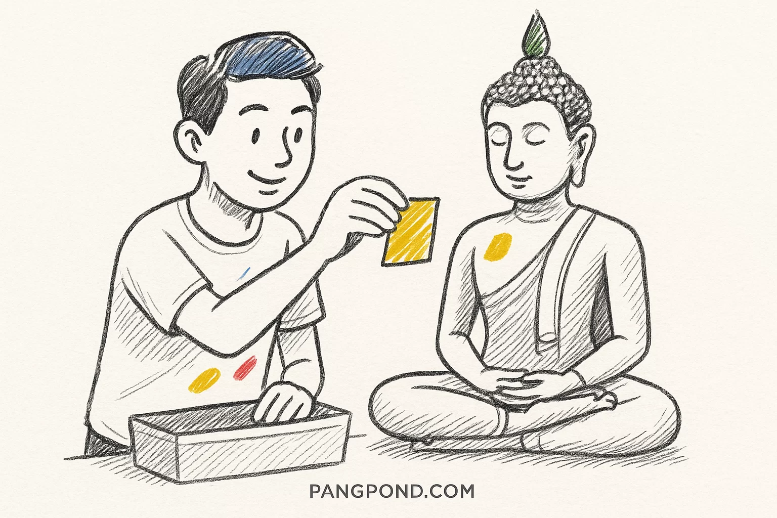 คำอธิษฐาน แผ่นทองหล่อพระ