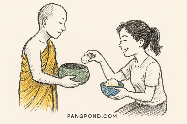 คำอธิษฐานใส่บาตรข้าวสาร