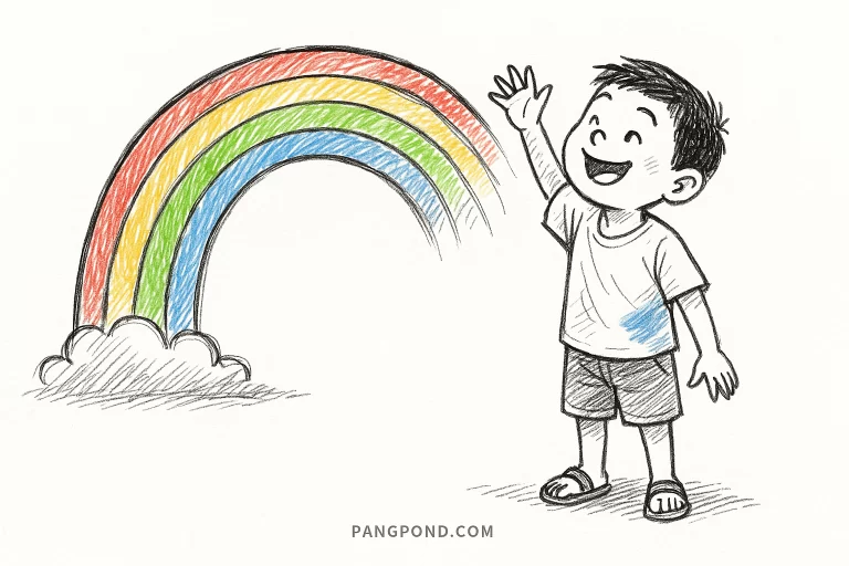 สีสายรุ้ง