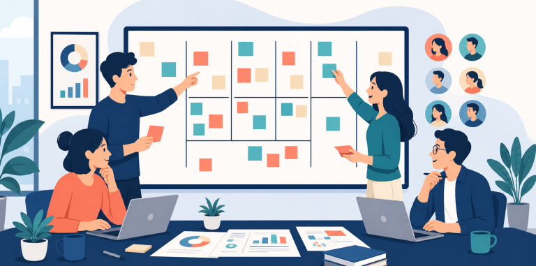 ภาพประกอบ business model canvas ภาษาไทย