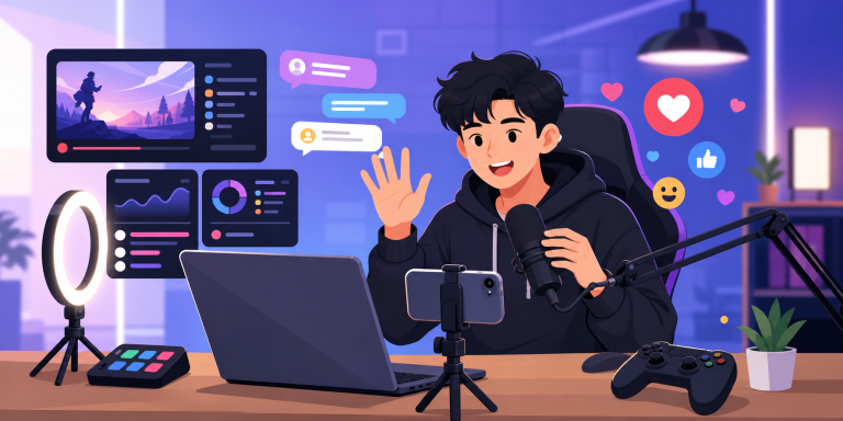 สตรีมเกม tiktok (2569) วิธีเริ่มไลฟ์เกมให้คนดูสนุก ครบทุกจุด