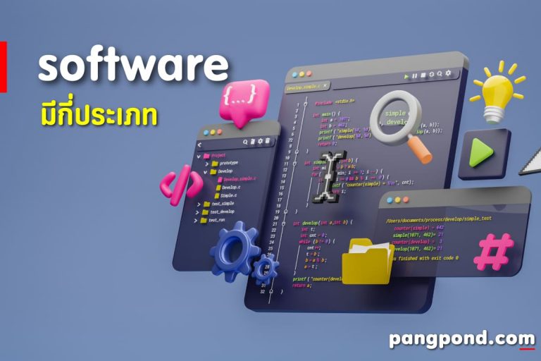 ประเภทของซอฟต์แวร์